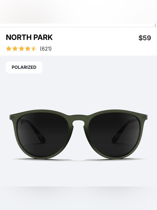 Blenders Olive Green Polarized Sunglasses main image 4